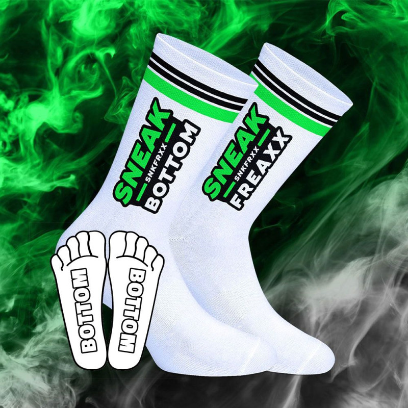 SneakFreaxx Chaussettes Socken NEON Sneak Bottom